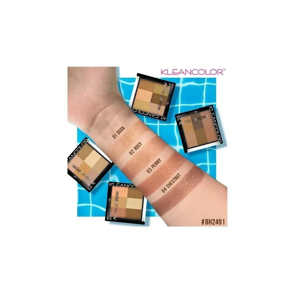 2 Pack Finishing Powder KleanColor Radiant Glow Luminous BH2491 Chestnut